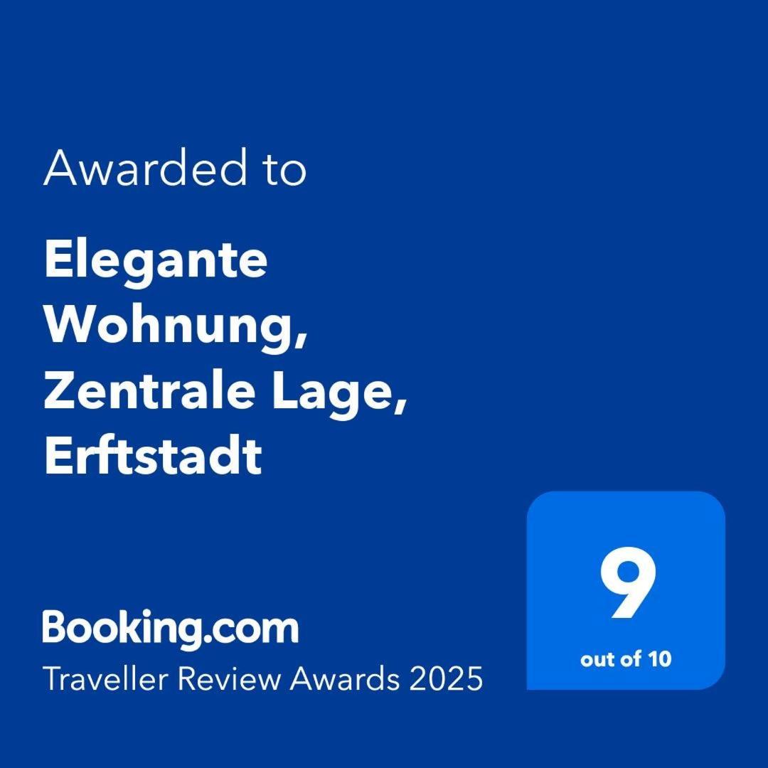 Elegante Apartment In Erftstadt Mit Balkon, Zentral, Bahnhof Nah, Phantasialand Bruehl Bei Cologne Bagian luar foto